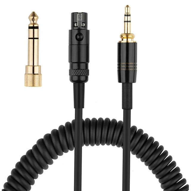 Cable Auxiliar Enrollado de Repuesto para AKG Q701, K702, K712, K240