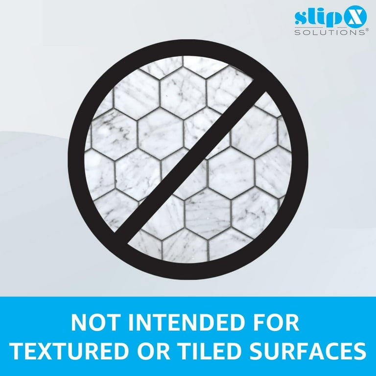  SlipX Solutions Microban-Infused Rubber Shower Mat, 21