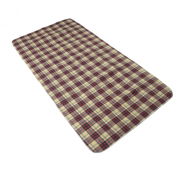 Alèse d'Incontinence, Réutilisable à Carreaux Lavable en Coton pour Maison de Retraite pour Tout-Petits pour Maternité 90x150cm/35.4x59.1 Po
