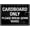 Warning Sign 2, variant on Slow Cat Metal Warning Sign 8"x12" - Funny Private Property OSHA Notice - For Outdoor Yard Fence Street Workplace