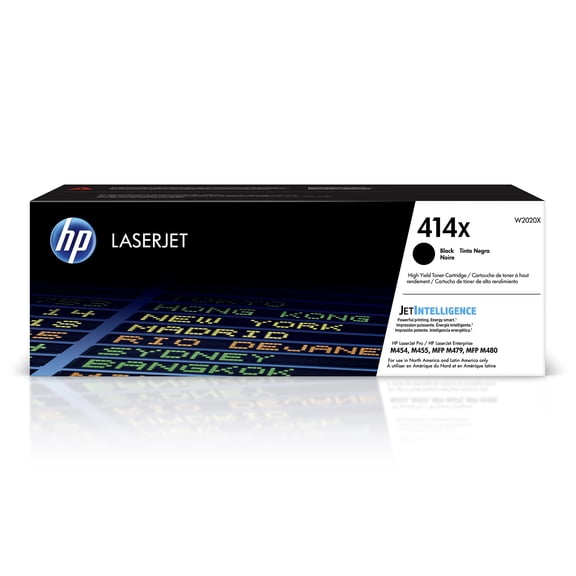 HP 414X High Yield Black Toner Cartridge - Sold Without Manufacturer Warranty