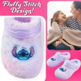 thumbnail image 3 of Zuecos de Piel Sintética Disney Stitch para Niñas en Morado, 3 of 6
