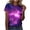 #070-Multicolor, variant on Craaazy Women's and Men's Casual Starry Sky Prints Science Theme Summer Short Sleeve Round Neck Tops Gifts