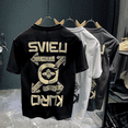 thumbnail image 4 of Camisetas de algodón Y2k de alta calidad para hombre, ropa de poliéster, camiseta de hombre normal, ropa de calle, estampado gráfico elegante jaspeado, 4 of 5