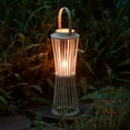 thumbnail image 2 of Wickerwise Vintage Decorative Candle Holder with Handle Handcrafted Lantern Accent for Indoor and Outdoor Use Ideal for Patio Garden Living Room Dining Area Wedding Party & Special Events, Medium, 2 of 7