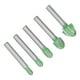 thumbnail image 3 of 5 brocas para fresadora de punta redonda de 2 flautas de acero de tungsteno, herramientas de corte para carpintería CNC, 3 of 14