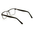 thumbnail image 4 of Men Premium Rectangle Metal - Plastic Temple Extra Large Reader - 152mm Wide Frame Reading Glasses Anti-Blue UV +3.25, 4 of 4