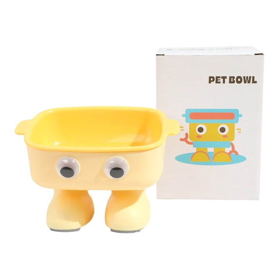 Cat & Dog Bowls - PETFULY Elevated Non- Dish for Food and Water - Ideal for Indoor Use - for Small and Medium Breeds - 250ml Capacity