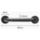 thumbnail image 5 of Barra de apoyo para inodoro NQ Tirador de pared ACERO INOXIDABLE SUS304 Toallero 300 mm, 5 of 5