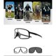 thumbnail image 2 of Photochromic Sunglasses for Men Women Shield Sunglasses UV Protection Sports Sunglasses G, 2 of 5