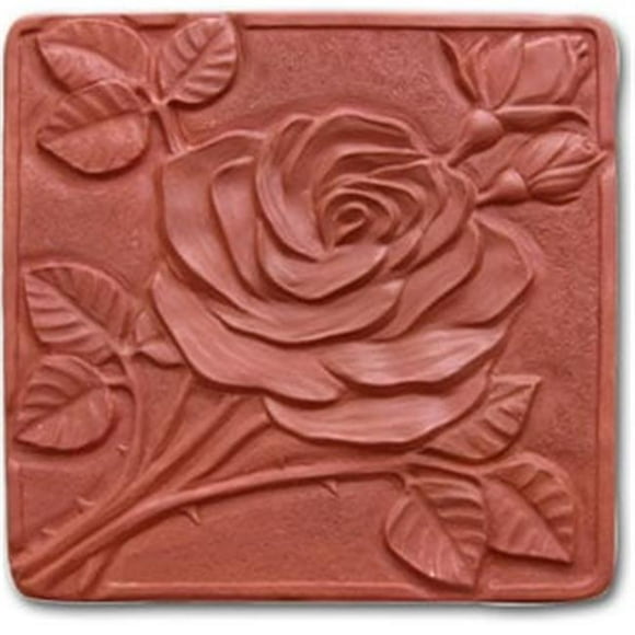 Garden Molds X-ROSE8037 Rose Stepping Stone Mold- Pack of 2