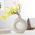 thumbnail image 3 of Shape Vase, Non Fading Ceramic Vase  for Living Room, 3 of 8