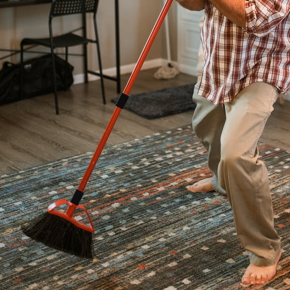 NIAIZEK Broom Mop Handle Tips Plastic Threaded Ends for Household Cleaning Tools 2Pcs