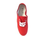 thumbnail image 4 of Shoes8teen Womens Canvas Shoes Lace up Sneakers 324 Red 10, 4 of 5