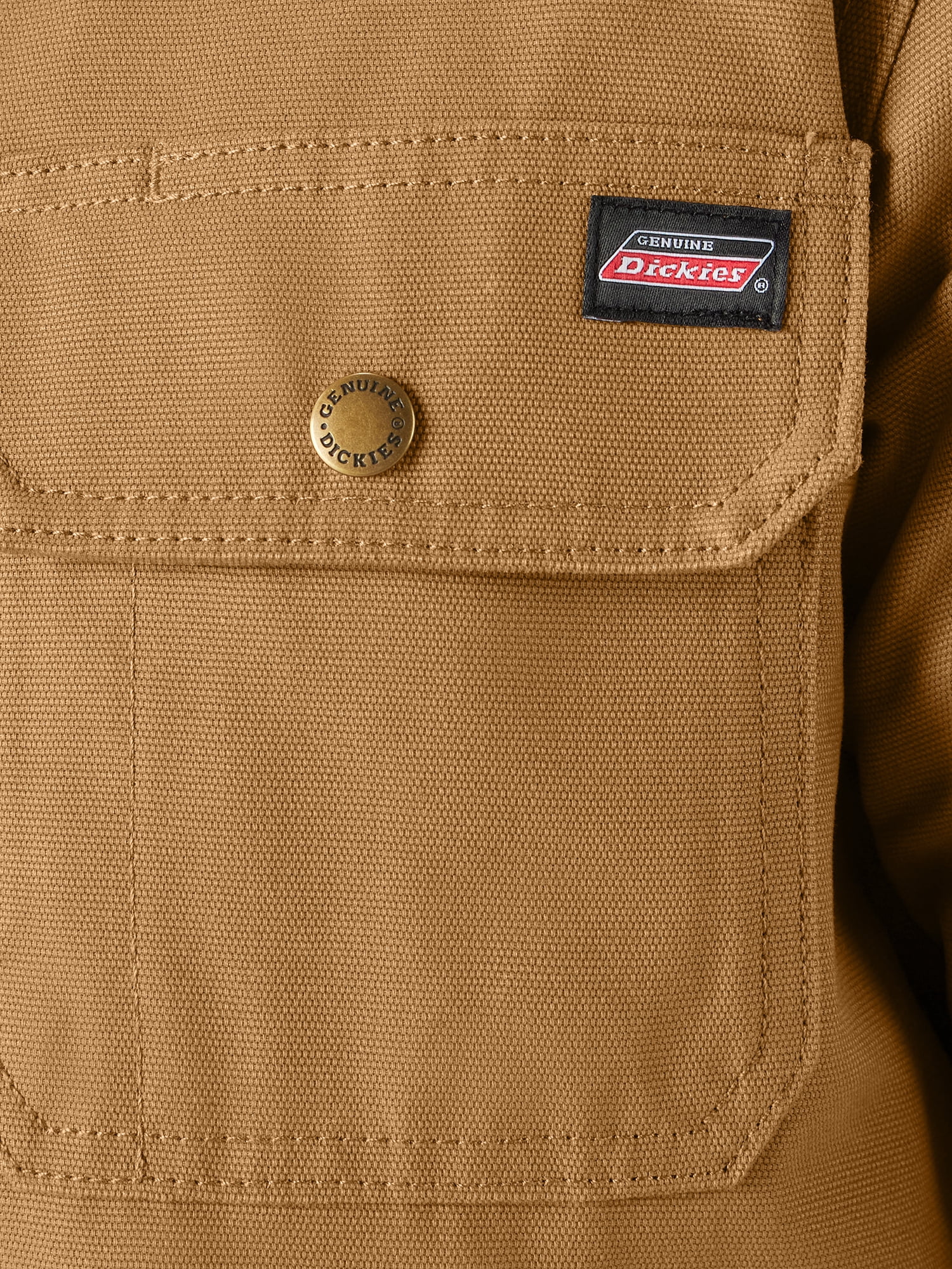 Genuine Dickies Men's Canvas Quilted Shirt Jacket