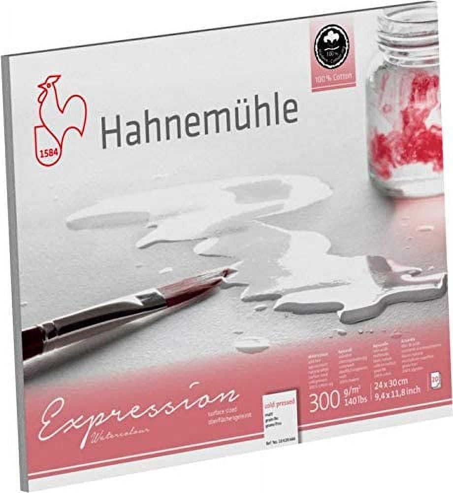 Hahnemuhle Expression Watercolour Block 9.4"x 11.8" White