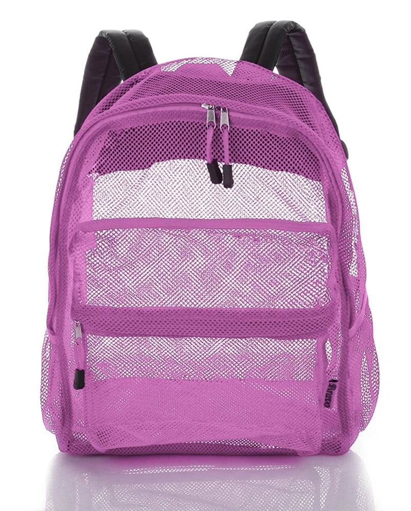Clear Mesh Backpack For Kids Men Women Transparent/See Through ...