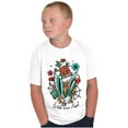 thumbnail image 3 of Wild and Free Bald Eagle Rose Tattoo Crewneck T Shirts Boy Girl Teen Brisco Brands M, 3 of 6