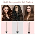 thumbnail image 2 of 3-IN-1 Hair Curler Set Hair Curling Iron Wand Temperature Adjustable Hair Styling Tool, 2 of 7