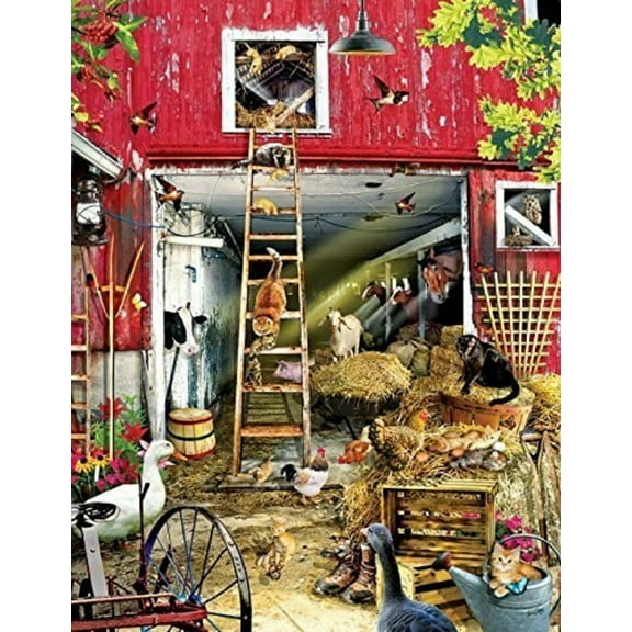 SUNSOUT INC - Moving Day - 1000 pc Large Pieces Jigsaw Puzzle by Artist: Lori Schory - Finished Size 27" x 35" - MPN# 34898