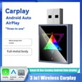 thumbnail image 2 of Adaptador Inalámbrico Carplay Smart AI Box, Carplay, Android Auto, Airplay, Adaptador USB Dongle, Carplay con Cable A Inalámbrico., 2 of 5