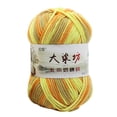 thumbnail image 1 of Dainzusyful Fingering Milk Cotton Colorful Yellow Yarn, 50g, 1 of 1