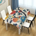 thumbnail image 4 of Yayeee Tablecloths 54" x 54" Rectangle Wrinkle Resistant Party Table Cover, Vibrant Japanese Flowers, 4 of 8