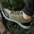 thumbnail image 3 of Mens Sneakers Leather Running Shoes Trainers Sneaker Casual Hiking Shoes, 3 of 8
