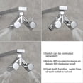 thumbnail image 4 of Brass Diverter Valve Shower Shut-off Valve 2-way Y Splitter 1/2 Inch For Shower Hose And Shower Head Chrome, 4 of 4