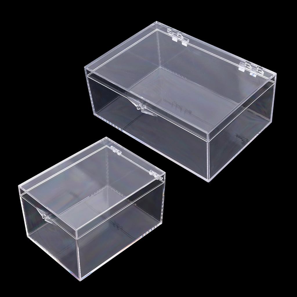 ANXPTIME Multipurpose Clear Acrylic Storage Box Spacious Design for Crafts and More