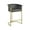 Grey, variant on Meridian Furniture Donatella Navy Velvet Stool
