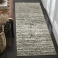 thumbnail image 2 of SAFAVIEH Retro Gorica Striped Runner Rug, Ivory/Grey, 2'3" x 13', 2 of 8