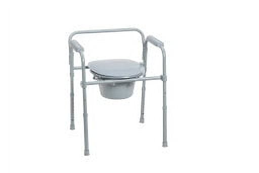Drive Medical Steel Folding Frame Commode