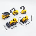 thumbnail image 3 of VISALY Kids Construction Toy Cars for 3 to 5 Year Old Boys Toddler Pull Back Vehicles Excavator Truck Tractor Party Supplies Birthday Gift, 3 of 8