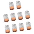 thumbnail image 2 of 10Pcs Display Dome with Base Collectibles Dome Stand Office Home Dustproof Display Case Glass Dome, 2 of 9