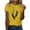 Yellow, variant on WZXFASHION Womens Graphic T Shirt Vintage Floral Shirt Flower Tee Fall Shirts Sales Today Clearance Women's Short sleeve T-shirt