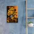 thumbnail image 4 of Epic Art 'Sunflowers In A Blue Willow Vase' by Christopher Pierce, Acrylic Glass Wall Art, 16"x24", 4 of 8