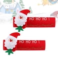 thumbnail image 4 of MasteelfCA 2pcs Felt Refrigerator Handle Protector Creative Santa Design Fridge Door Handle Covers Christmas Decorations Protective Electrical Kitchen Appliances Protector, 4 of 7