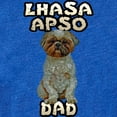 thumbnail image 2 of CafePress - FIN Lhasa Apso Dad - Cute Infant Baby Football Bodysuit, 2 of 3