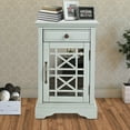 thumbnail image 7 of Wooden Chairside Table With Hidden Power Charger, Earl Gray- Saltoro Sherpi, 7 of 7