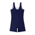 thumbnail image 3 of BOBOGOJP Women's Athletic One Piece Boyleg Swimsuit Racerback Bathing Suit with Boyshorts Full Coverage Swimwear Red for Size L, 3 of 9