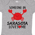 thumbnail image 4 of Inktastic Someone in Sarasota Loves Me Boys or Girls Baby Bodysuit, 4 of 5