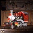 thumbnail image 4 of FeiFu Vintage Resin Locomotive Model Custom Metal Truck Statue Decorative Figurine Collectible Home Office Display Decorative Models Red Free Size, 4 of 5