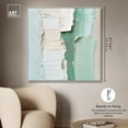 thumbnail image 4 of Minted Horizon III Canvas Print Mint Abstract Art by Art Remedy, Silver Frame, 40 x 40, 4 of 6
