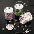 thumbnail image 6 of Paint Bucket Clear Bucket with Metal Lids and Handle Decorative Clear Plastic Bucket Storage Clear Paint Can 16 Pack, 6 of 8