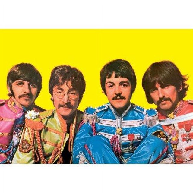 The Beatles - Tarjeta Postal Sgt Pepper Diseño Estándar (Multicolor)