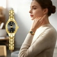 thumbnail image 6 of LIEBIG Small Gold Watches for Women Dainty Analog Ladies Quartz Watch Oval Case Waterproof, 6 of 9