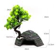 thumbnail image 3 of EDTara Resin Reptile Platform Resin Dock Resting Aquarium Turtle Tank Decorations Hideout Cave Small Reptile Platform Hiding Cave Aquarium Ornament Decor For Bearded Dragon Lizard Gecko Water Frog, 3 of 8
