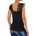 thumbnail image 5 of Women Crochet Lace Spliced Sleeveless Vest V Neck Cami Tops, 5 of 5