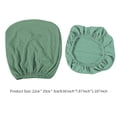 thumbnail image 5 of Paquete de 2 fundas para sillas de oficina resistentes al desgaste, lavables, multicolor, estilo simple, decoración del hogar, sillas, funda, cojín, funda de respaldo, verde militar Inevent HA011226-01, 5 of 5